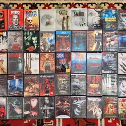 55 Halloween / Horror DVDs