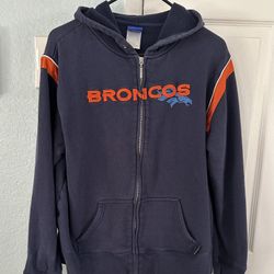 Broncos Zip Up Sweatshirt 