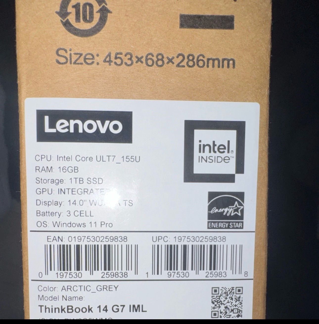 Brand New Lenovo Laptop 1TB
