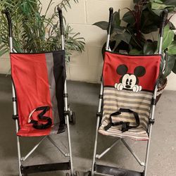 DISNEY UMBRELLA STROLLER - price EACH is firm as posted; or BOTH together for a little less, also firm.