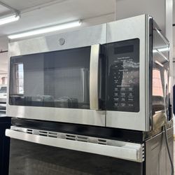 GE 1.6 cu. ft. Over the Range Microwave in Stainless Steel 