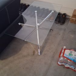 40" Glass Coffee Table 
