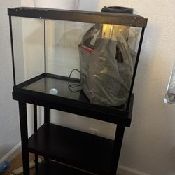 20 Gallon Fish Tank With Stand + More!