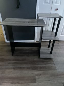 Grey Wooden Desk