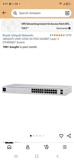 Uniquiti unifi usw-24-poe layer 2 switch