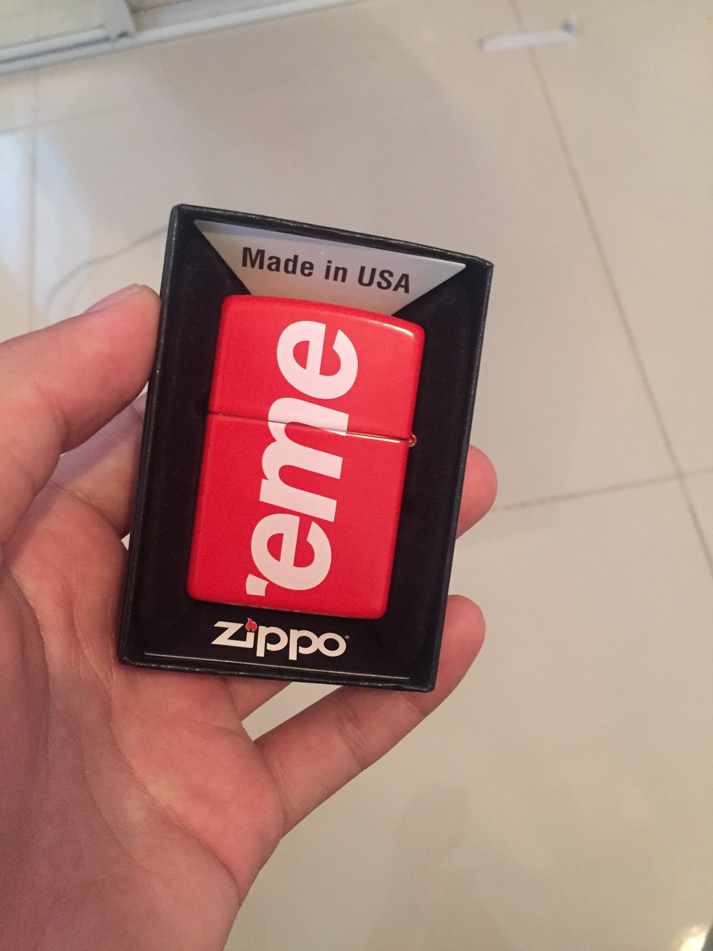 Supreme zippo lighter