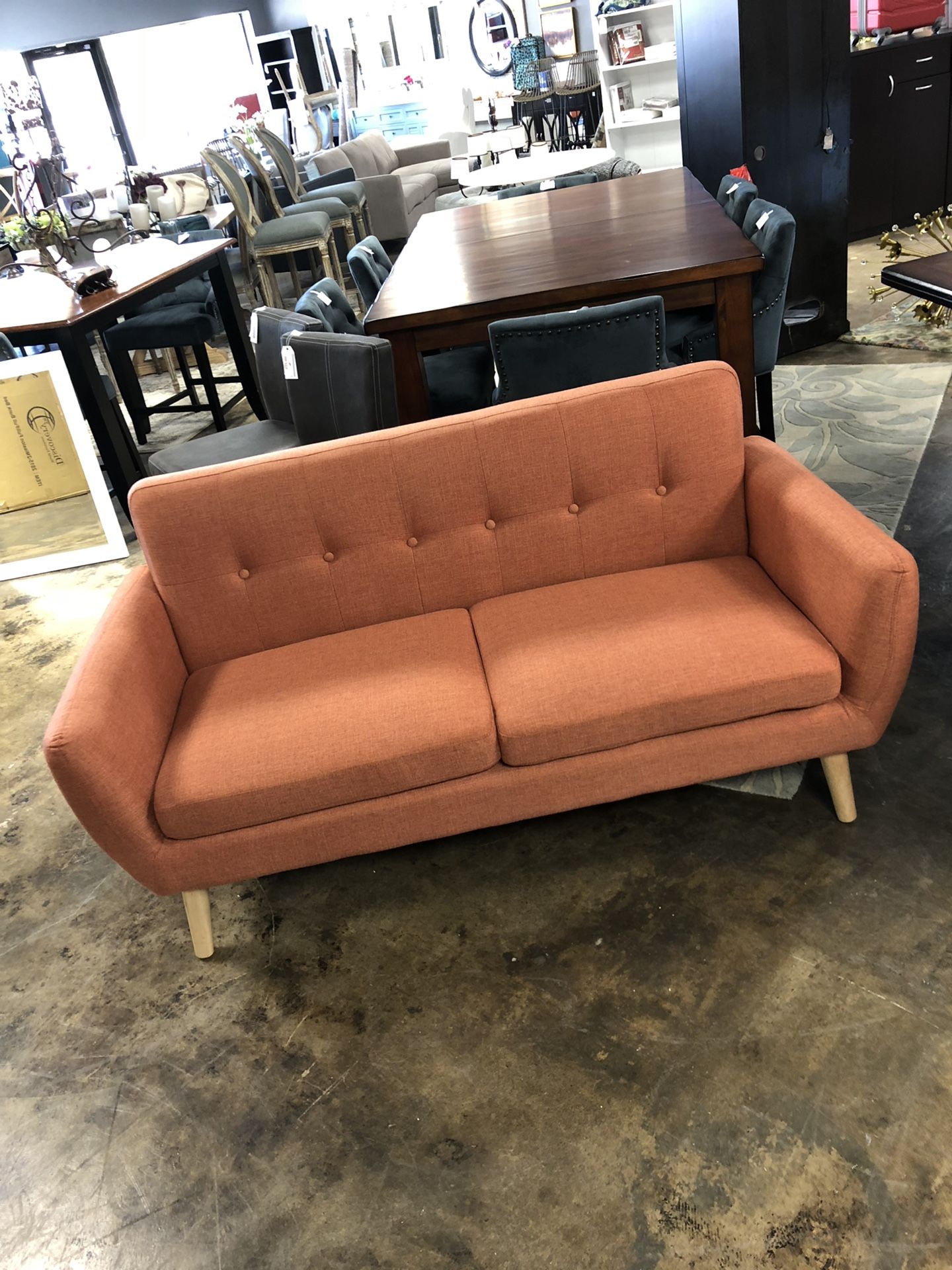Christopher Knight Home Josephine Petite Sofa – Burnt Orange