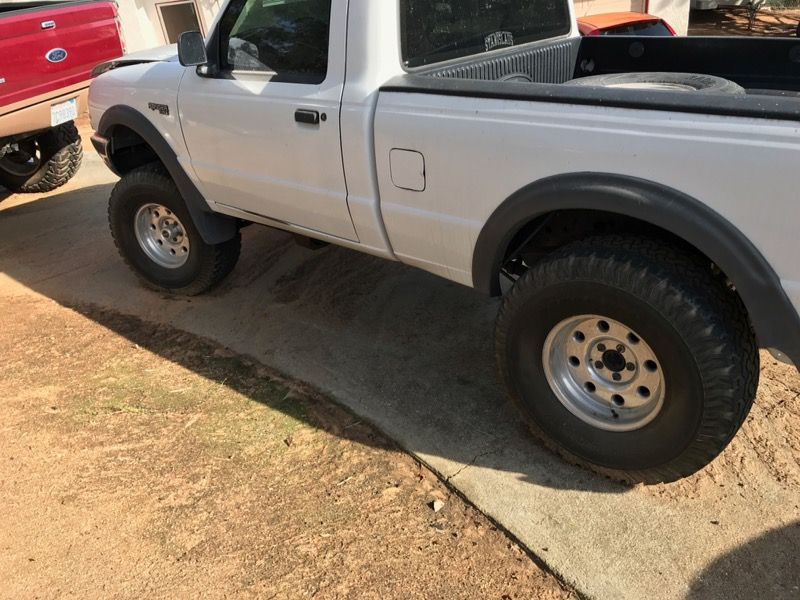 Ford ranger weld racing super single wheels with BF Goodrich all