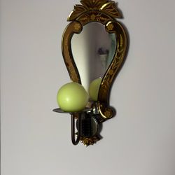 Mirrored Wall Hanging Candle Holder 