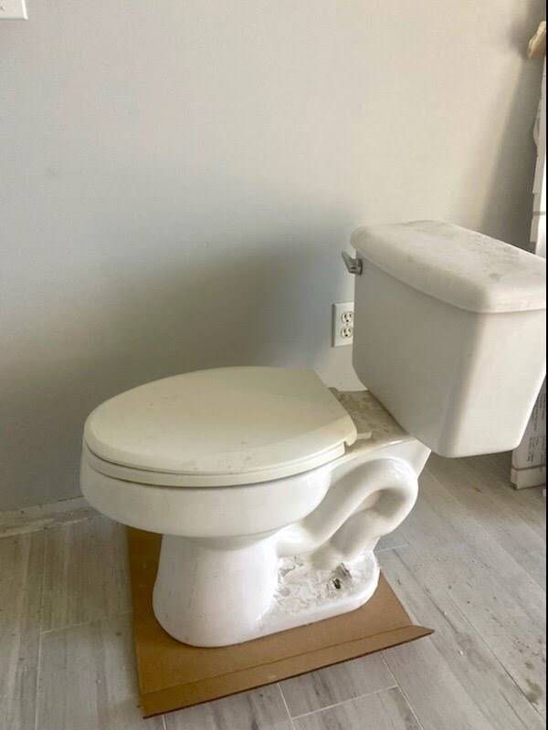 Good Condition Standard Toilet Barely Used 
