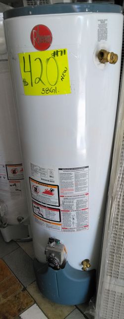 RHEEM 38 GL WATER HEATER