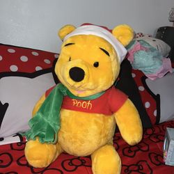 Winnie The Pooh Christmas Plushie Large 