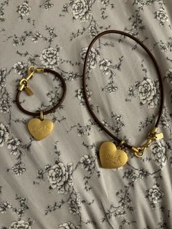 Coach Necklace And Bracelet