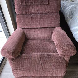 Burgundy Recliner 