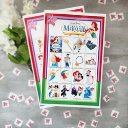Little Mermaid Bingo Loteria 