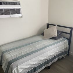 twin Bed and mattress