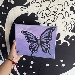 Custom Butterfly Painting 💜🦋