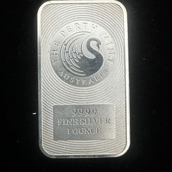 Silver ounce brick stacker oz plata Onza coin bullion Perth mint