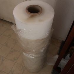 3 Large Rolls Industrial Shrink Wrap