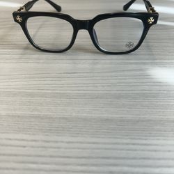 Chrome Heart Glass Black With Gold Sides 