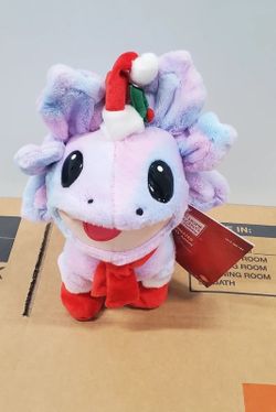 Home Accents Holiday Animated LED Axolotl Plush Toy Christmas Light Up Music NEW