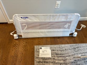 Regalo swing down crib rail