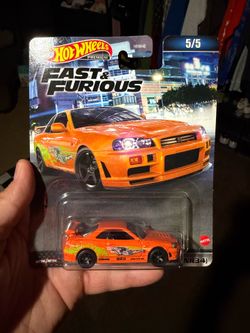 Hot Wheels Premium Fast & Furious Nissan Skyline R34