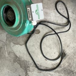 Grow Hood, Inline Fan, And Grow Hood Ballast