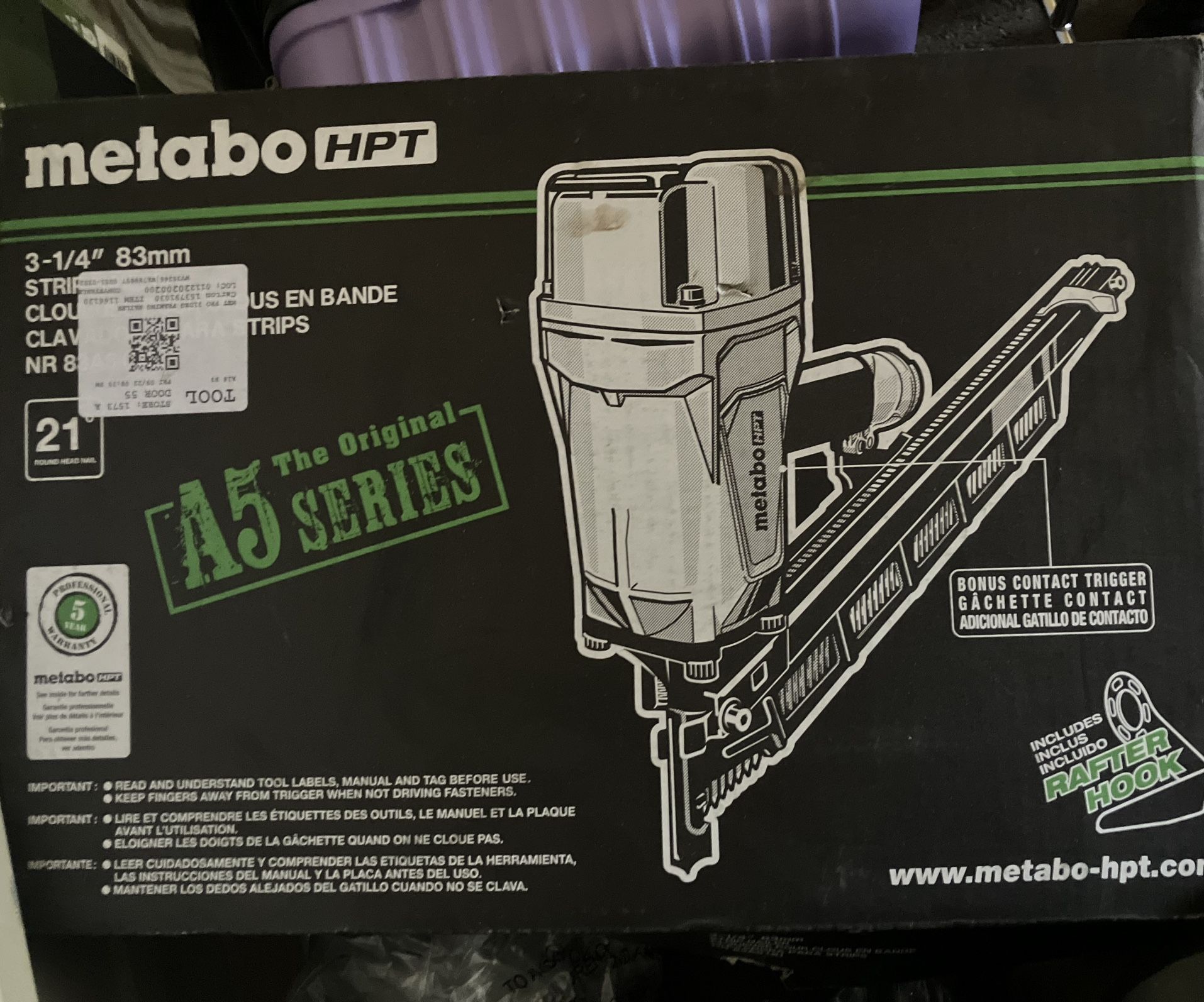 Metabo A series 3 1/4 Framing Nailer