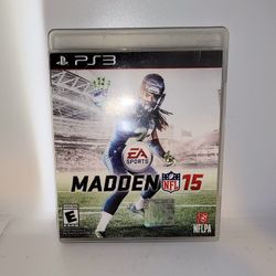 Sony Playstation PS3 video game Madden NFL 15.... untested but disc in good condition 