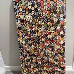 Beer Cap Wall Poster Frame