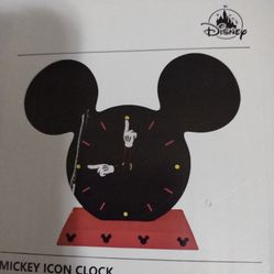 Disney Parks Mickey Mouse Icon Clock