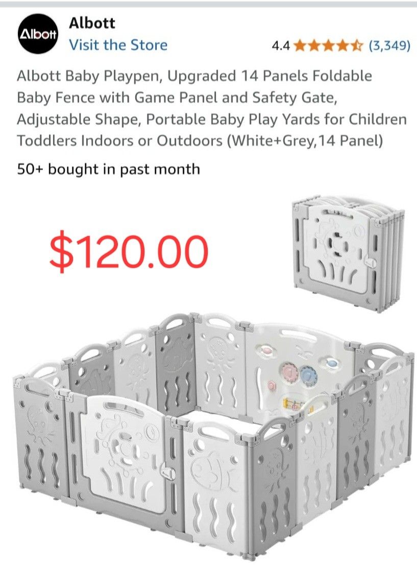 Baby or Pet Play Pen 