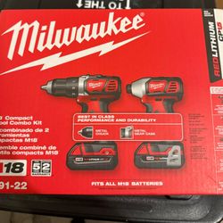 Milwaukee M18 2 Tool Combo Set