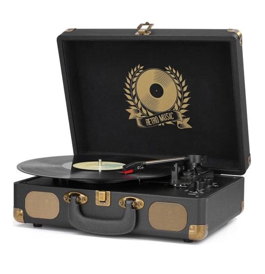 Record Player Bluetooth Turntable Great Xmas Gift