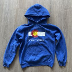 Colorado blue vintage hoodie 