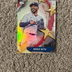 Mookie Betts Stars Of The MLB Card 