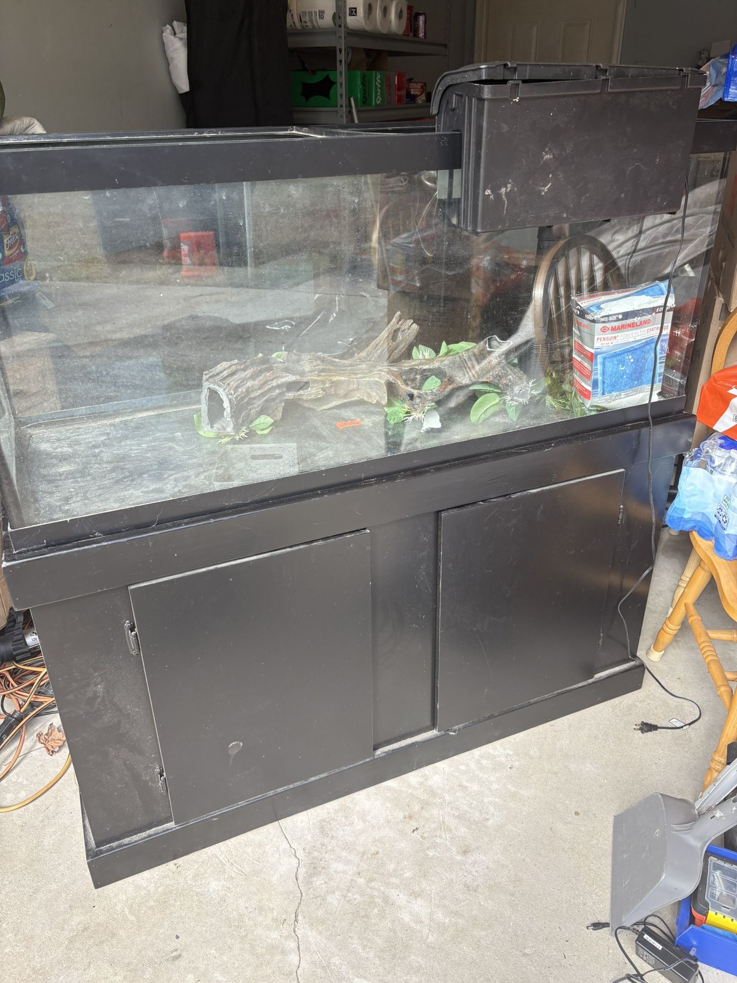 55 Gallon Aquarium W/Stand and Accessories