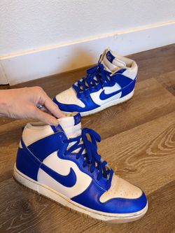 Nike Dunk High Retro SE Phantom Racer Blue Gum FV6612-001 Mens 11