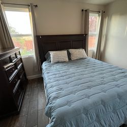 Cal King wooden bed frame