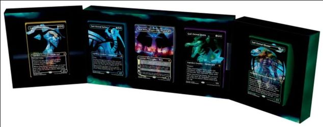2019 SDCC MTG Magic the Gathering  Dragons Endgame 5 Card Set