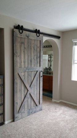 Barn Doors Installed/Painted or Stained