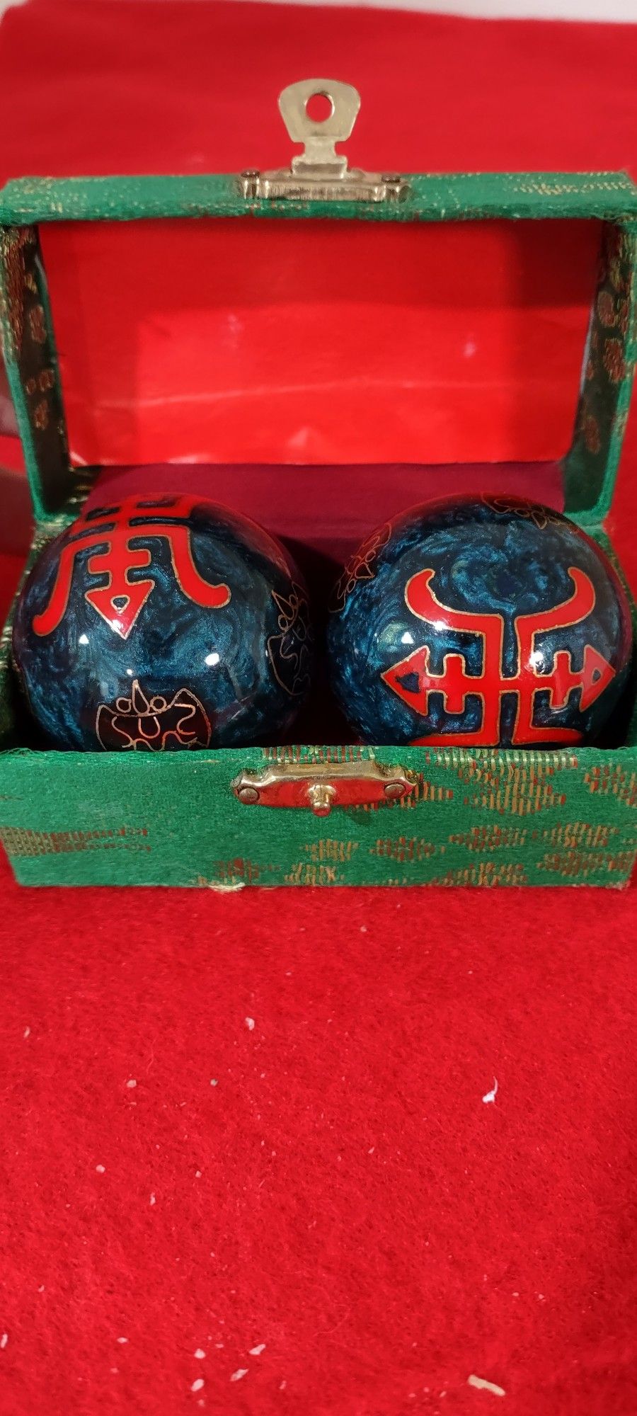 Chinese Exercise Baoding Iron Ball-Ming Dynasty (1(contact info removed))traditional Craftsmen Art.
