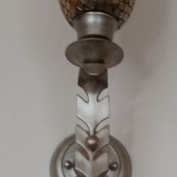 Ormamental Glass Candle Holders $40 each