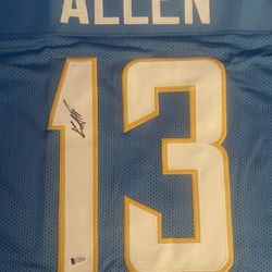 Keenan Allen Signed Jersey 