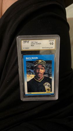 1987 Fleer Barry Bonds #604 Rookie Card GEM MT 10