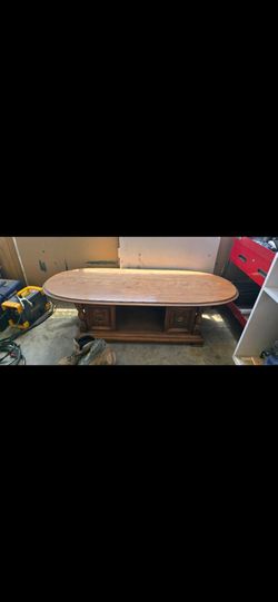 Wood table