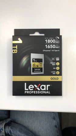 Lexar 1TB Professional Gold CFexpress 4.0 Type A Memory Card Brand New