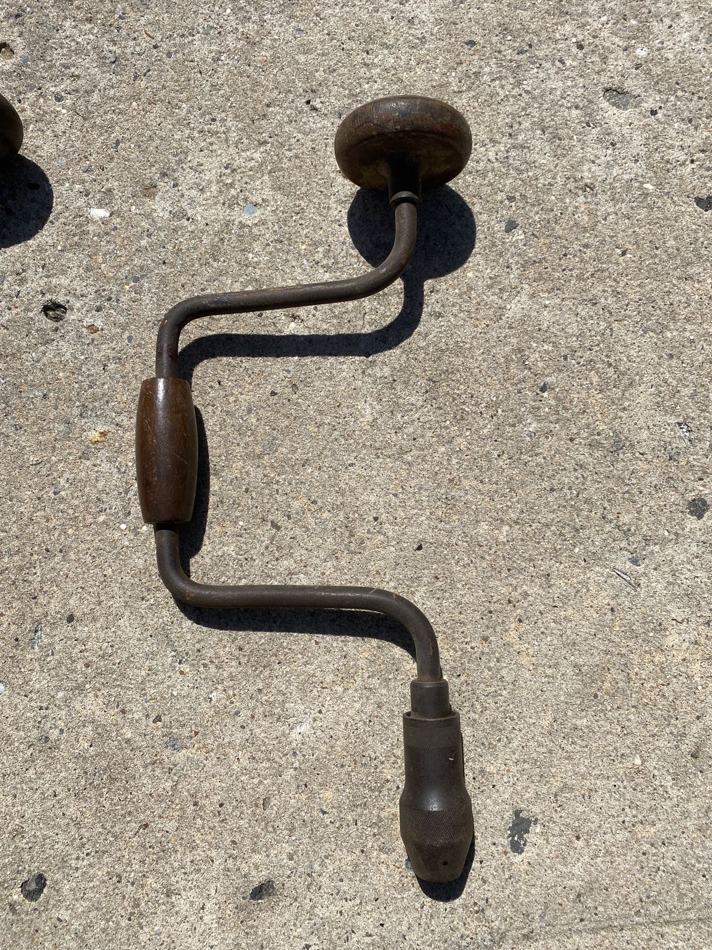 Vintage Hand Brace Drill 11” Inches Unbranded