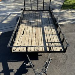 Utility Trailer With Ramp 14x6.5